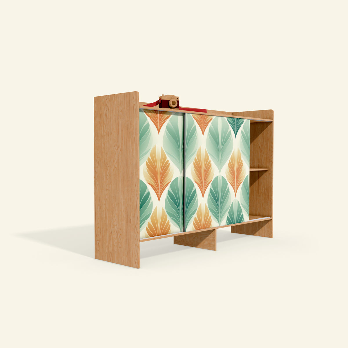Wooden abinet for shoes