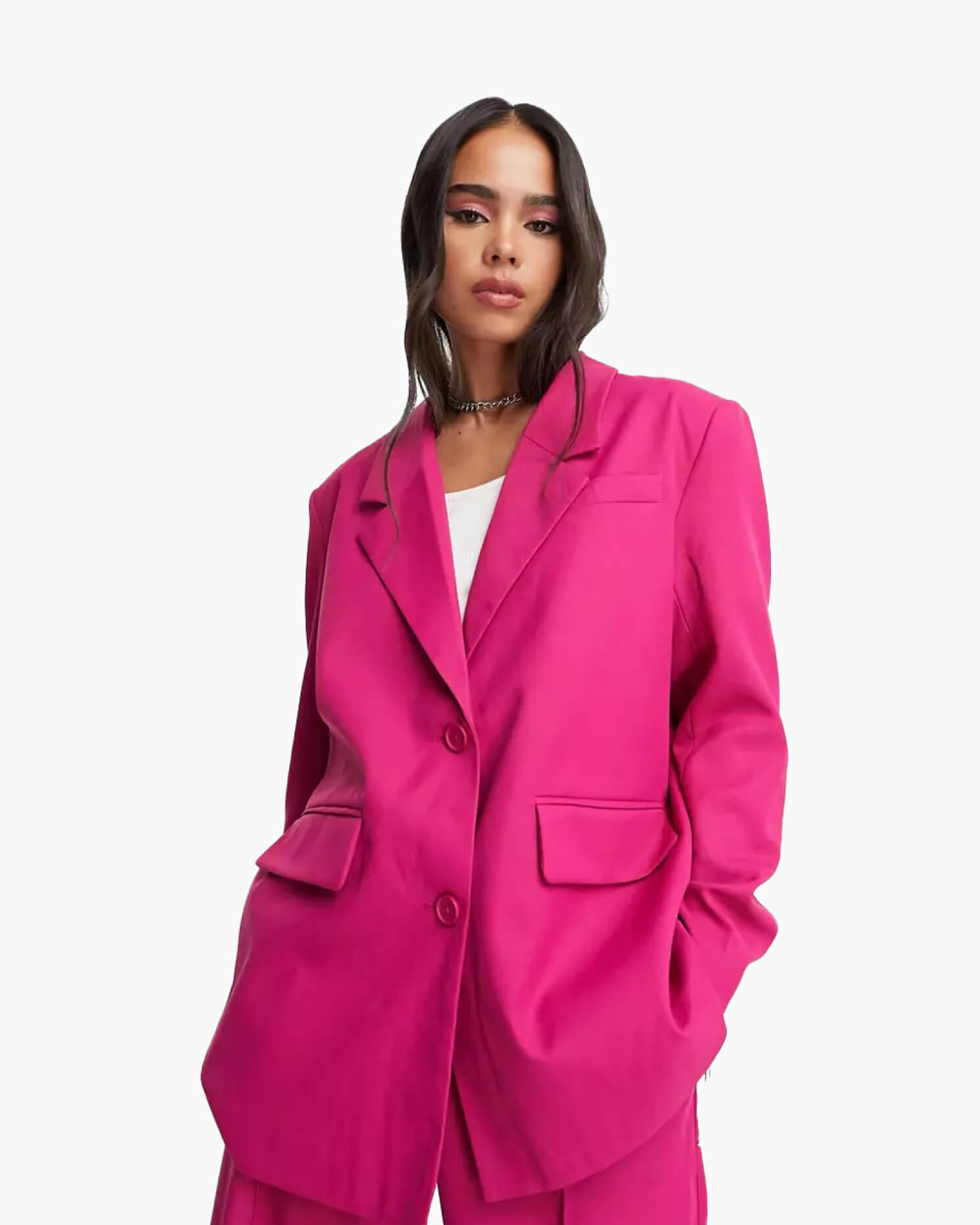 Nelly Pinky Over Graceful Glamour Blazer