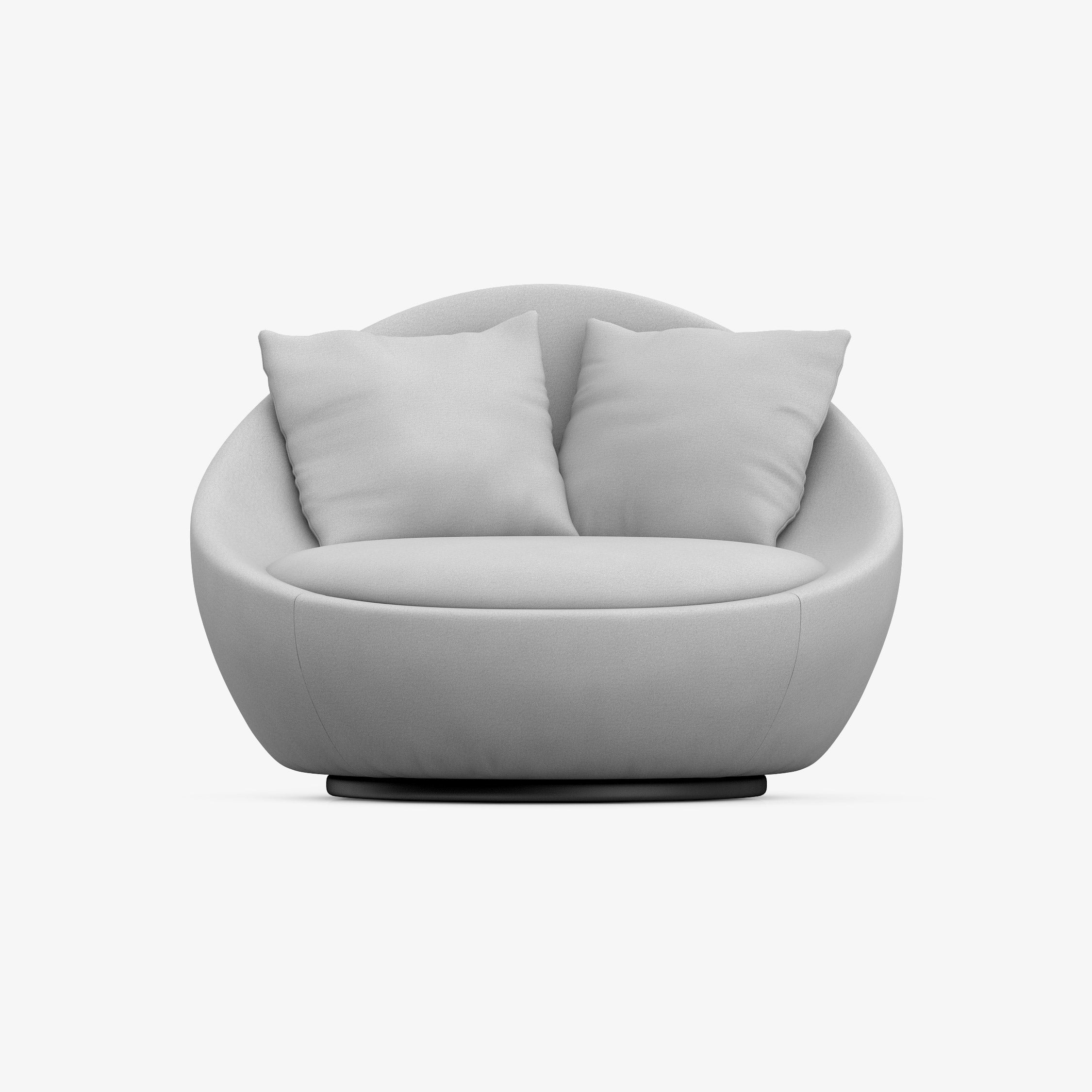 Large Classic Bean Bag Chair in Light Grey Color