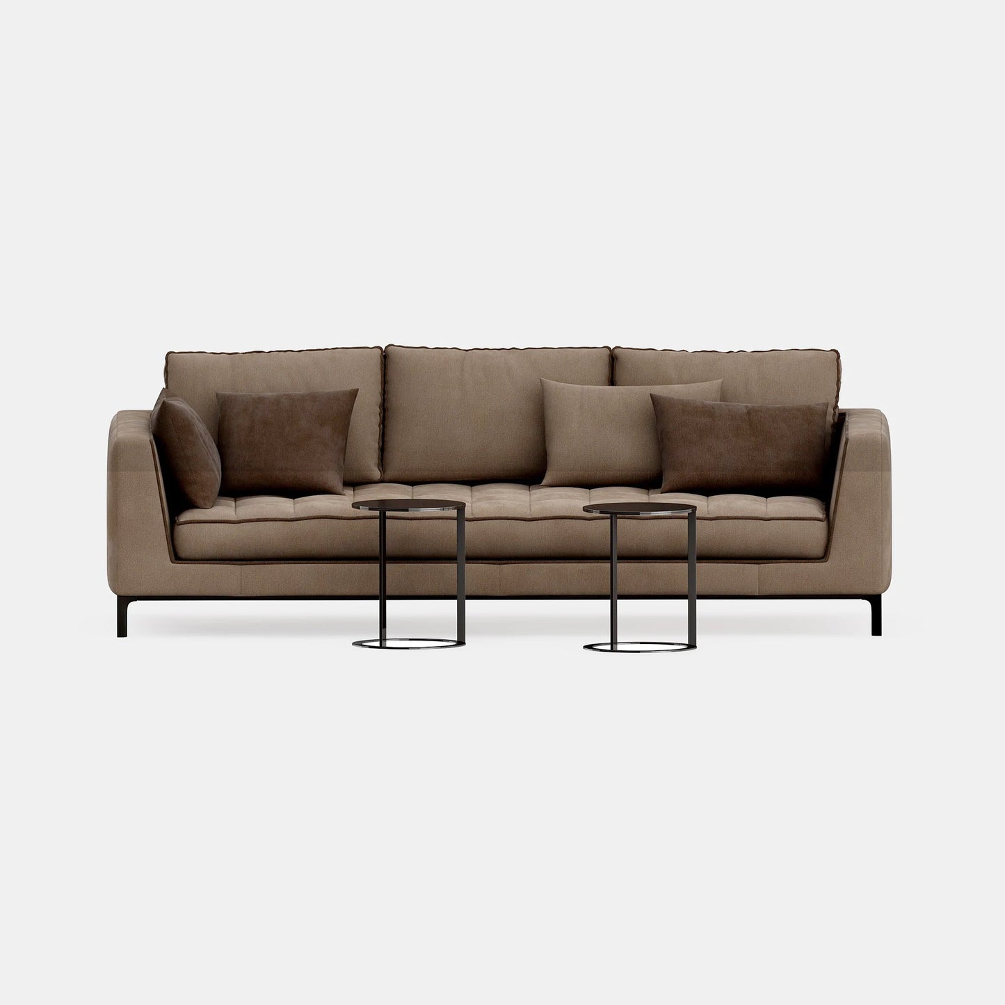 Wide Faux Leather Right Hand Facing Sofa