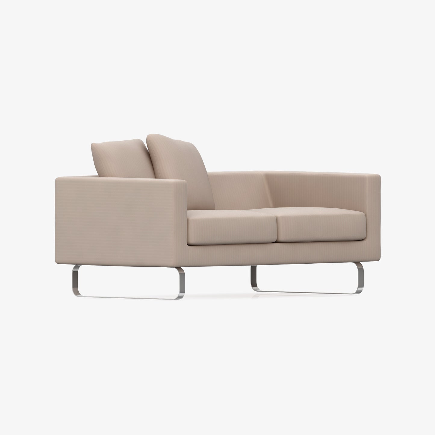 Living Room Loveseat Chair with Soft Polyester Fabric