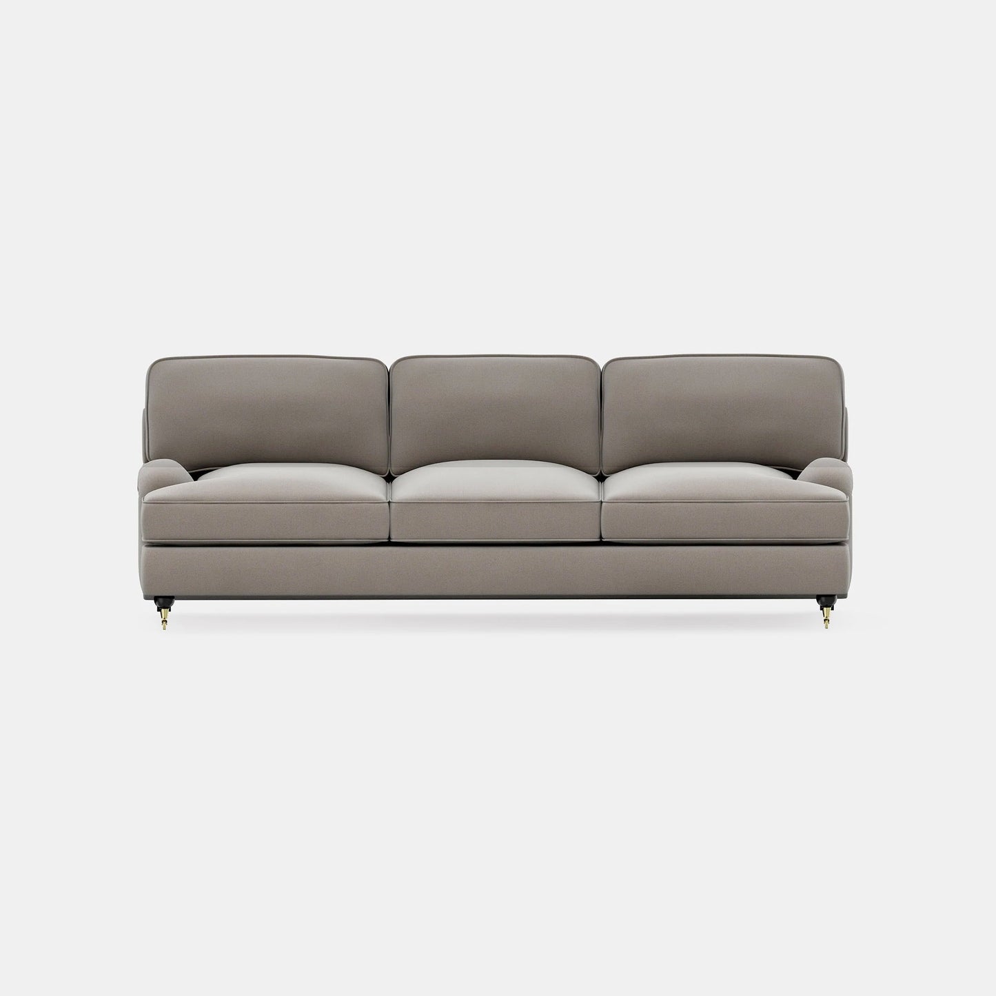 Wide Velvet Symmetrical Corner Sectional